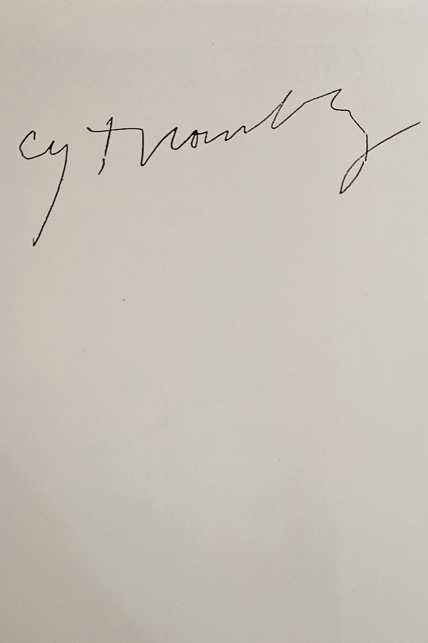 Cy Twombly - Peintures, Oeuvres sur Papier, Sculptures (signed)