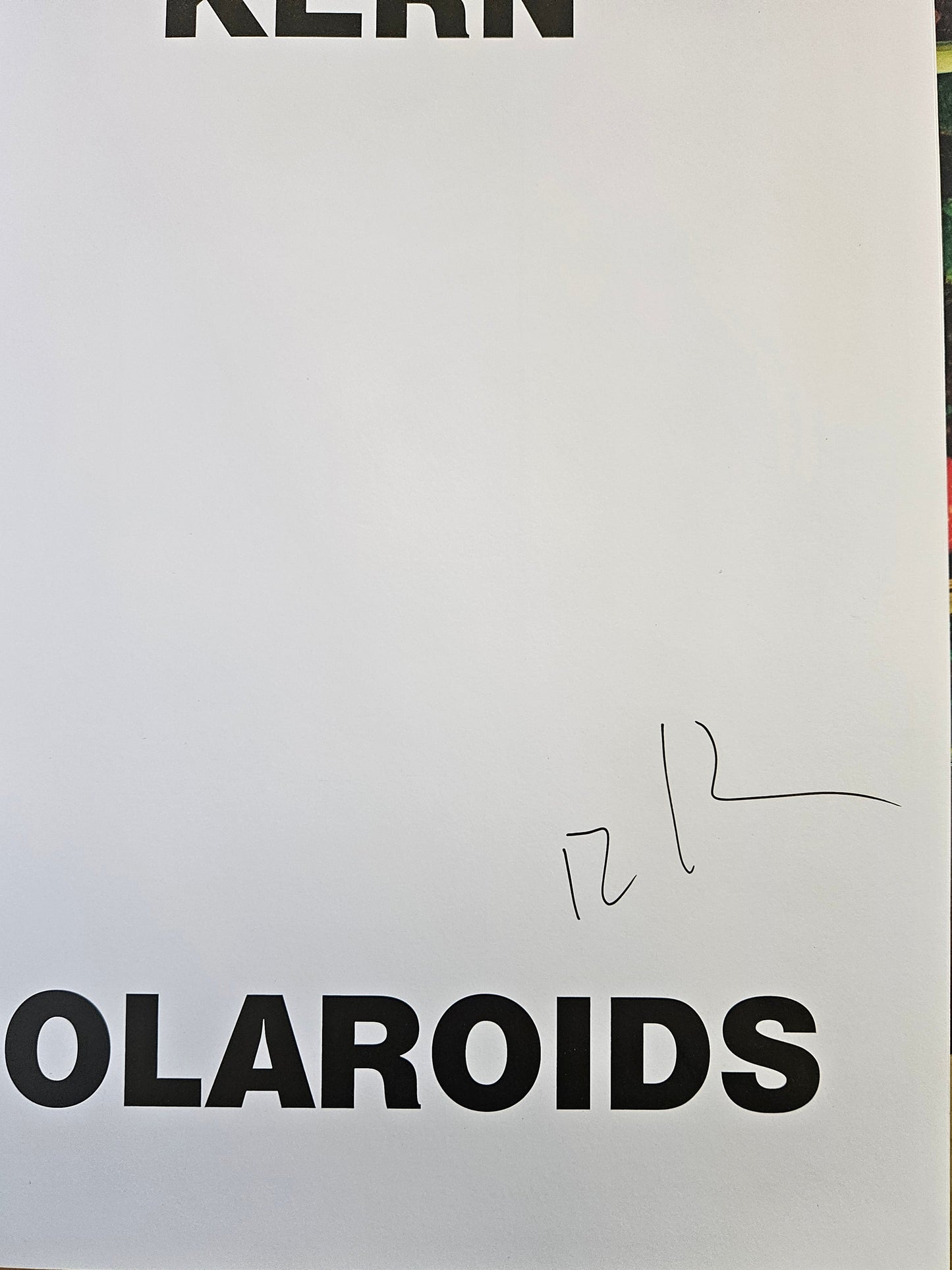 Richard Kern - Polaroids (Signed)