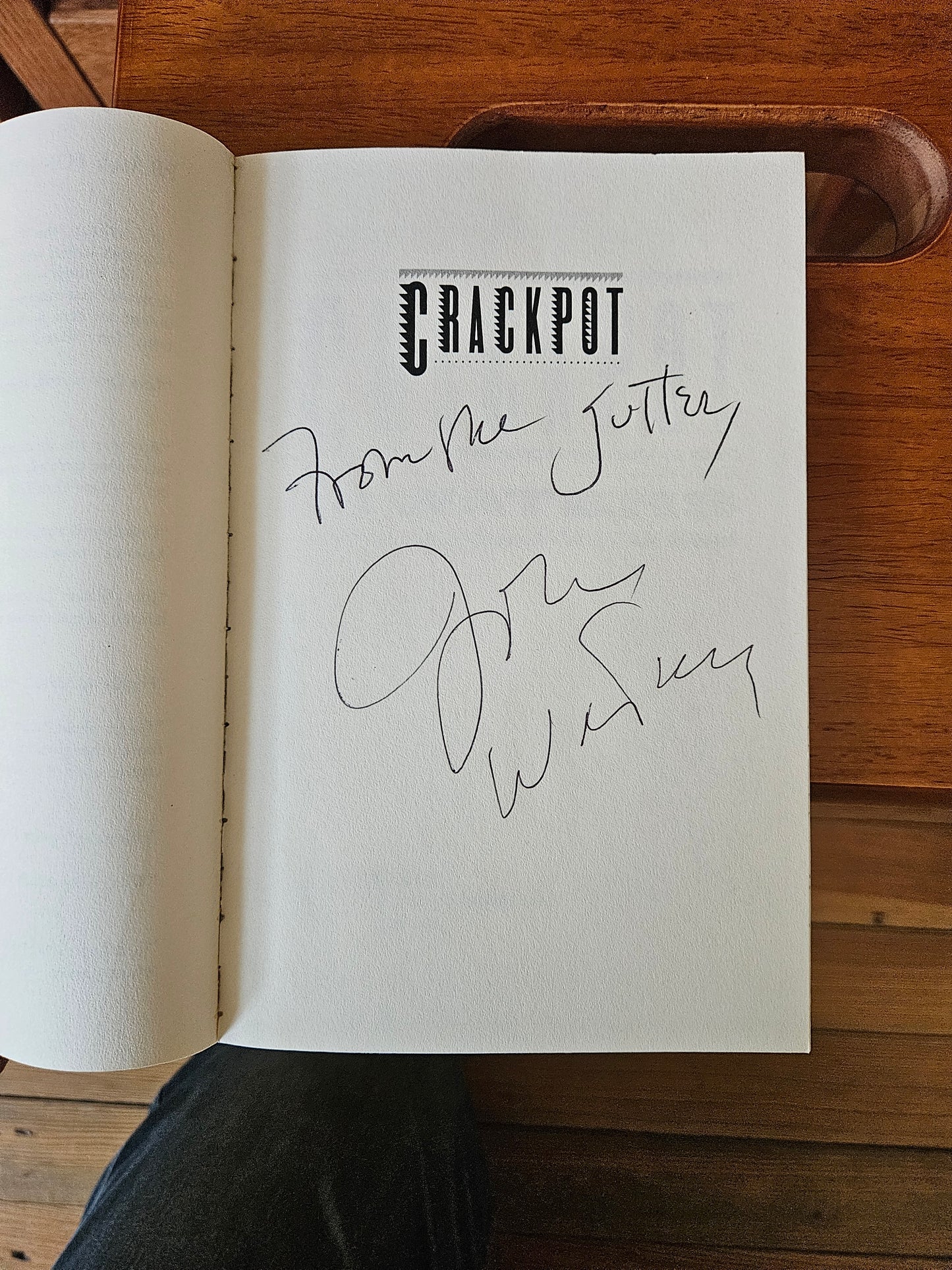 John Waters - Crackpot (signed)