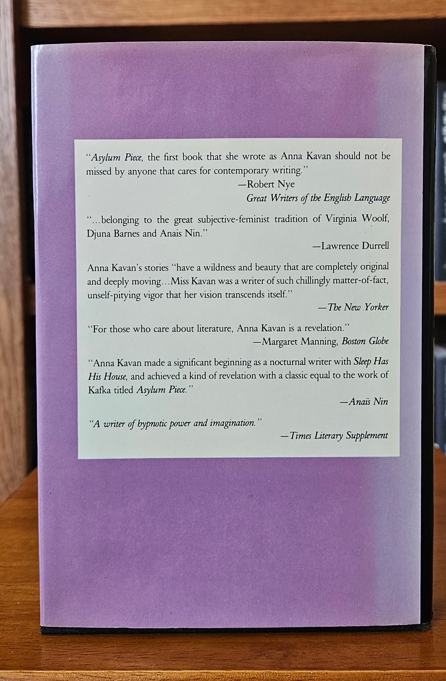 Anna Kavan - Asylum Piece