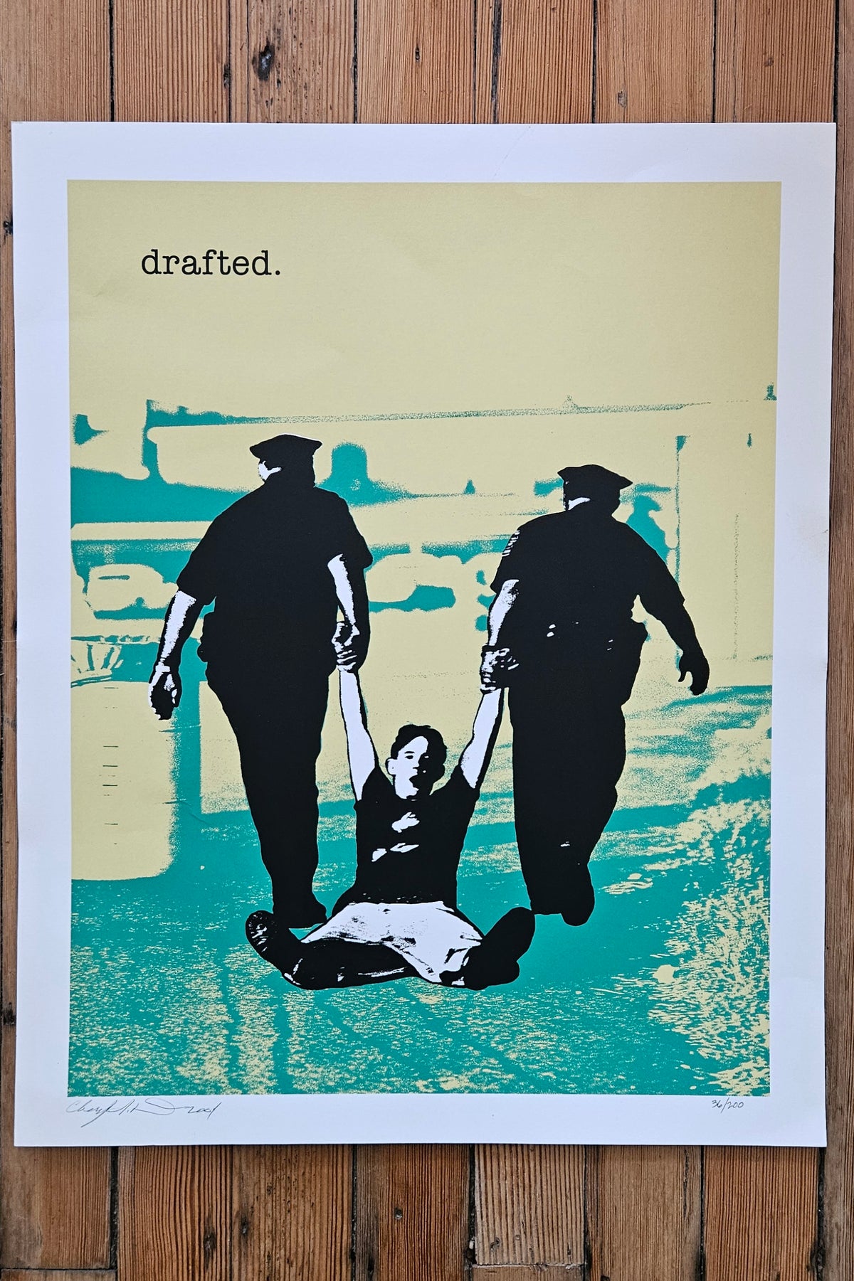 Cheryl Dunn "Drafted" Print
