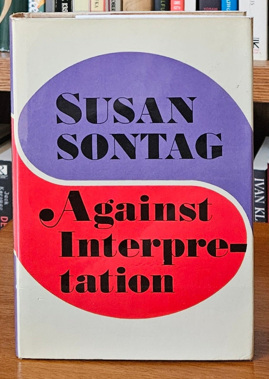 Susan Sontag - Against Interpretation – Conveyor Belt Books