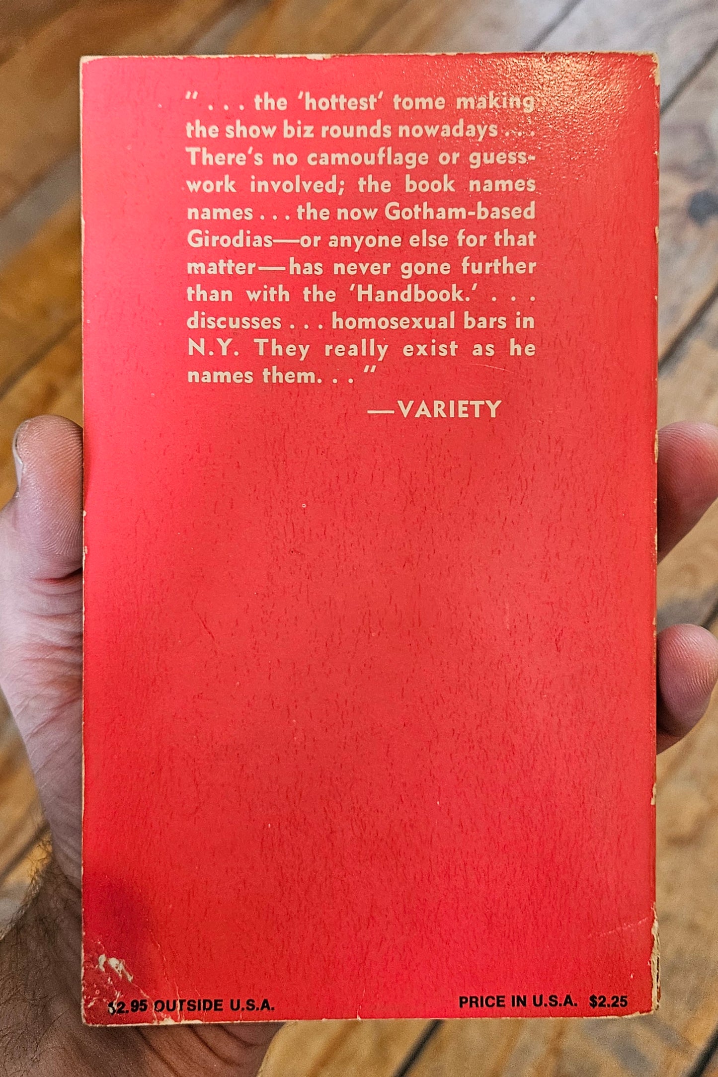 Angelo d'Arcangelo - The Homosexual Handbook