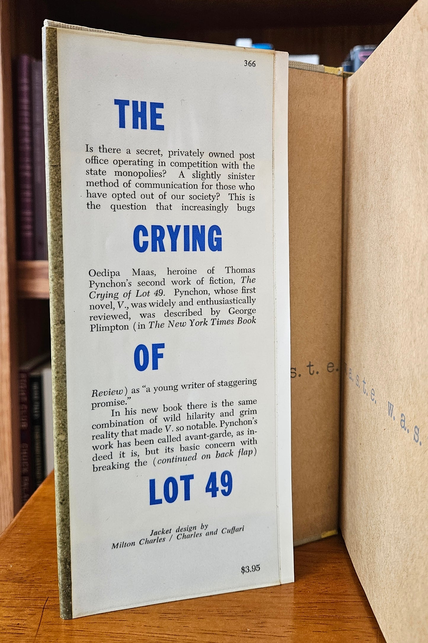 Thomas Pynchon - The Crying of Lot 49