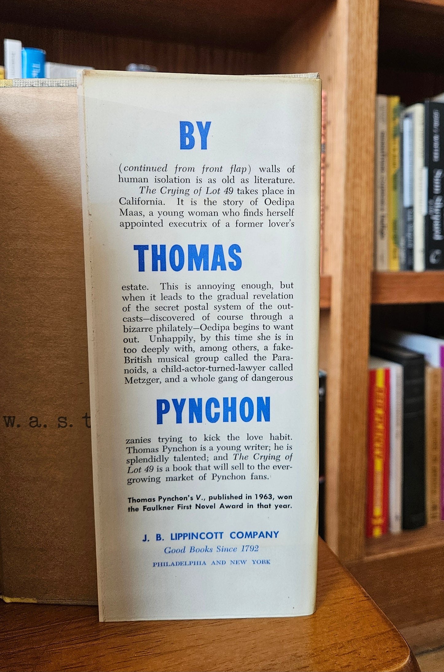 Thomas Pynchon - The Crying of Lot 49