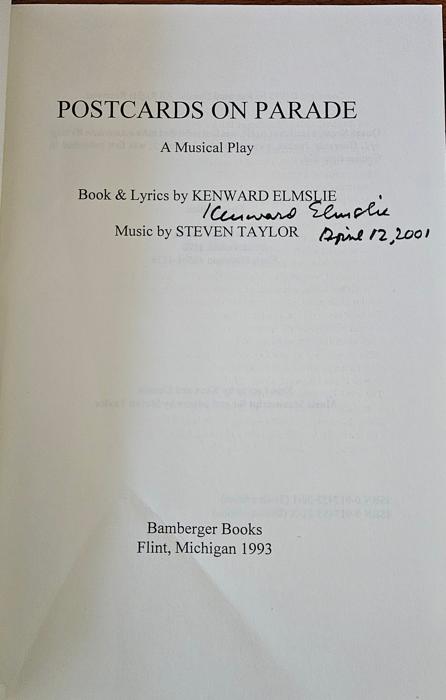 Kenward Elmslie - Postcards on Parade (signed)