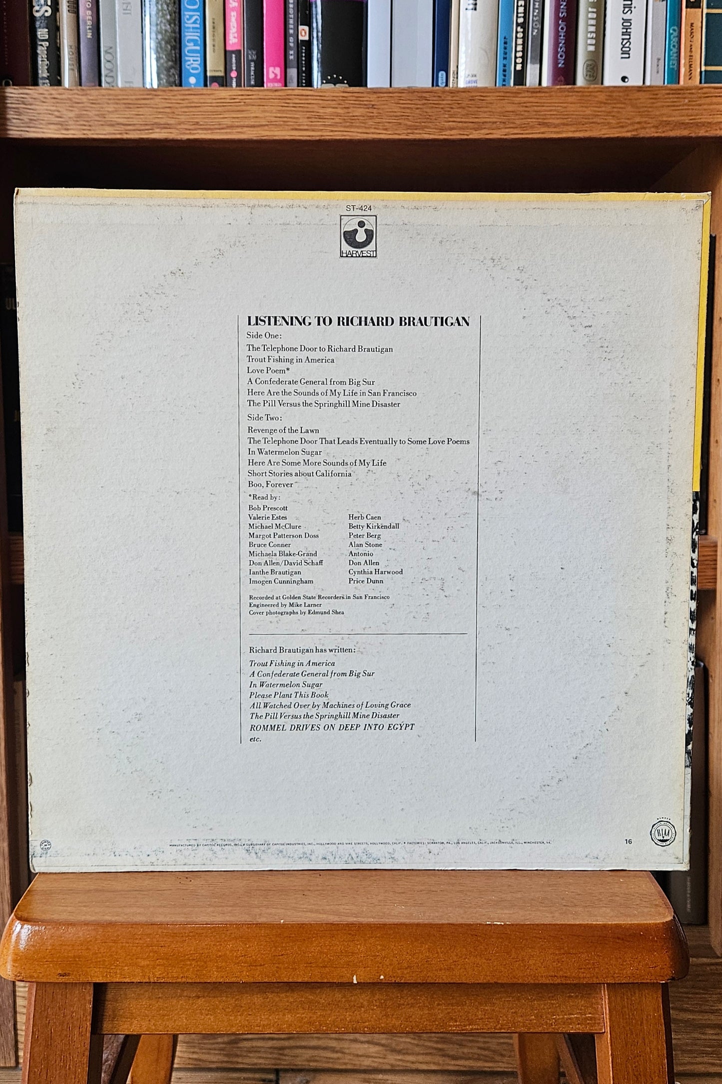Richard Brautigan - Listening to Richard Brautigan LP