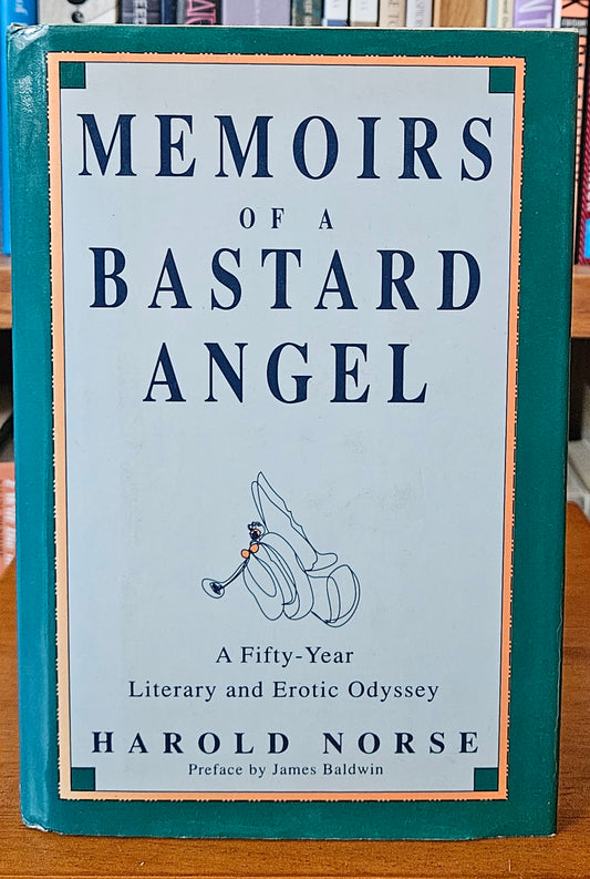 Harold Norse - Memoirs of a Bastard Angel (signed w/ signed postcard & flyer)