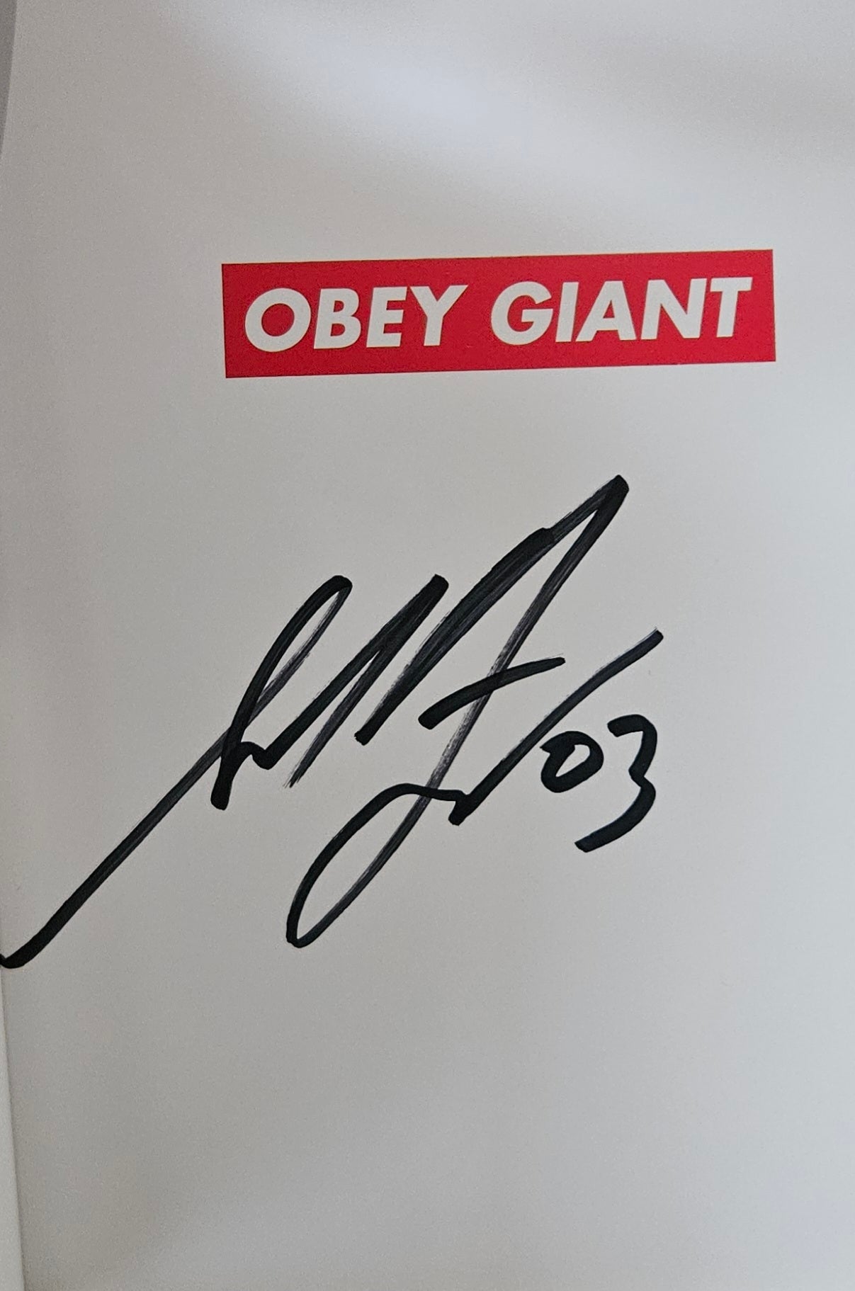 Shepard Fairey - Obey Giant (signed)
